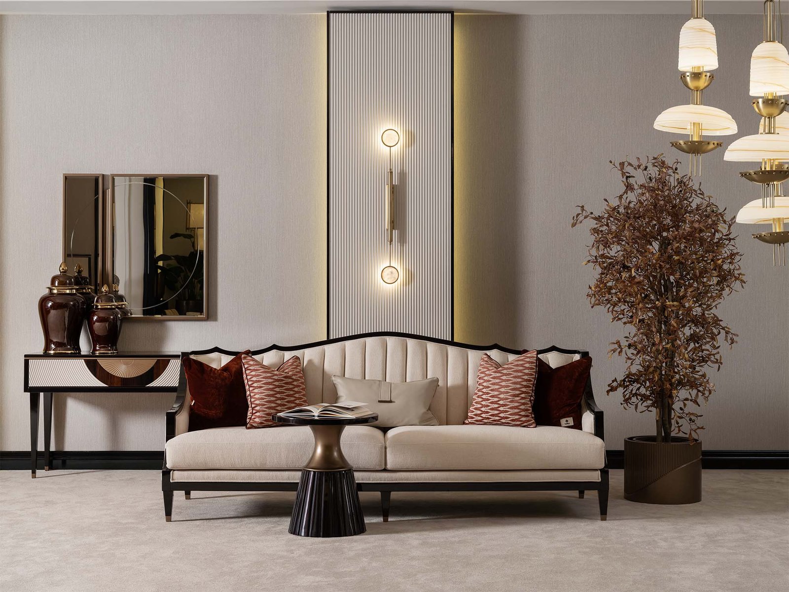 Revora Stationary Four Seater Lux Sofa
