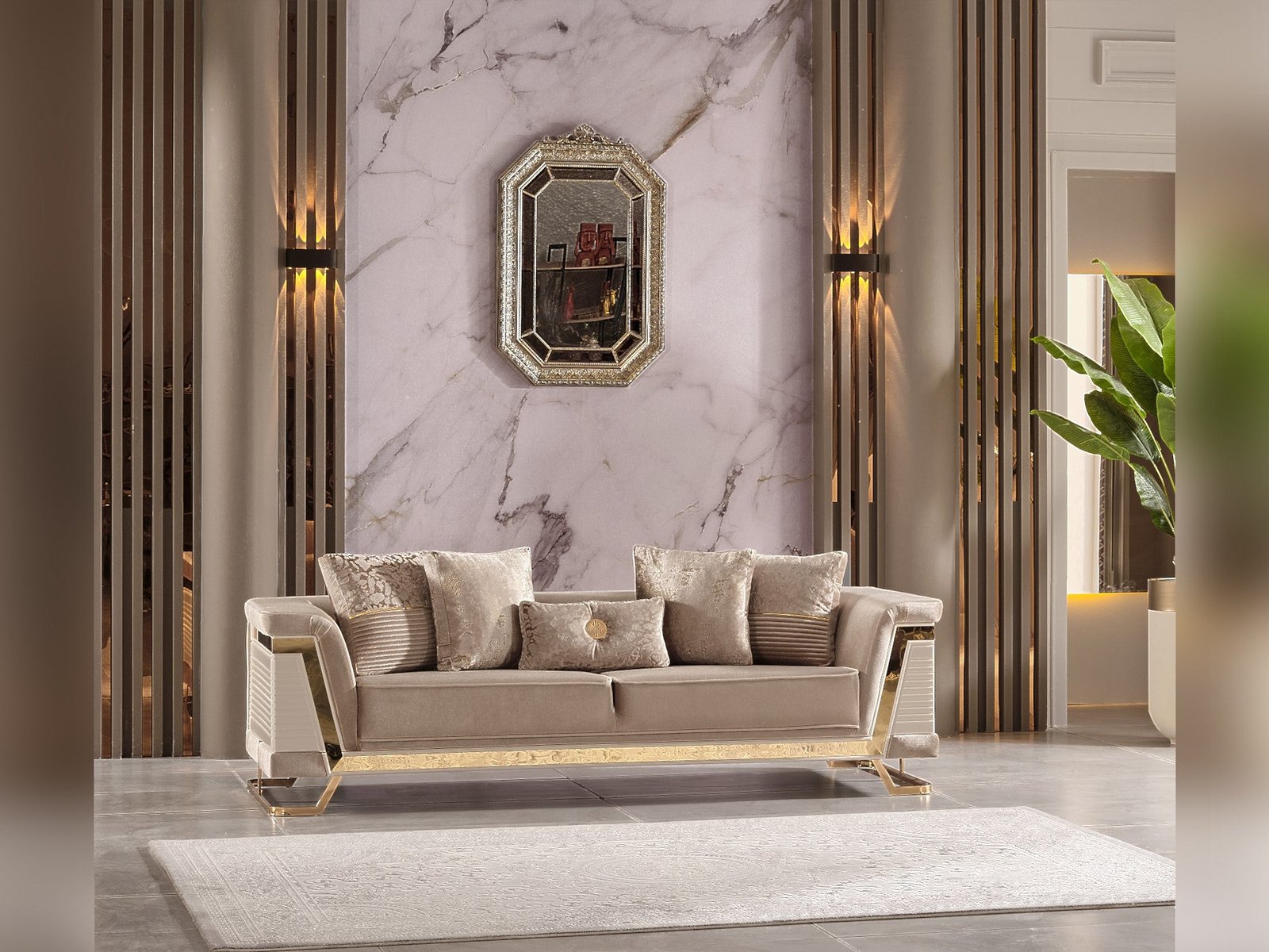 Second image of Rixos Stationary Sofa Beige