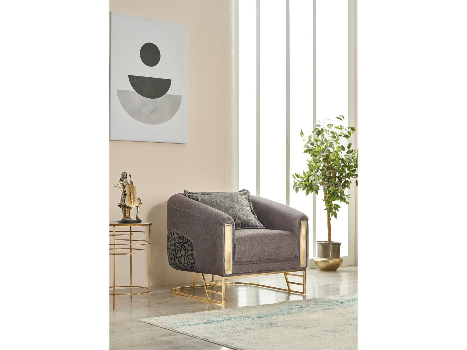 Second image of Romans Chair Grey