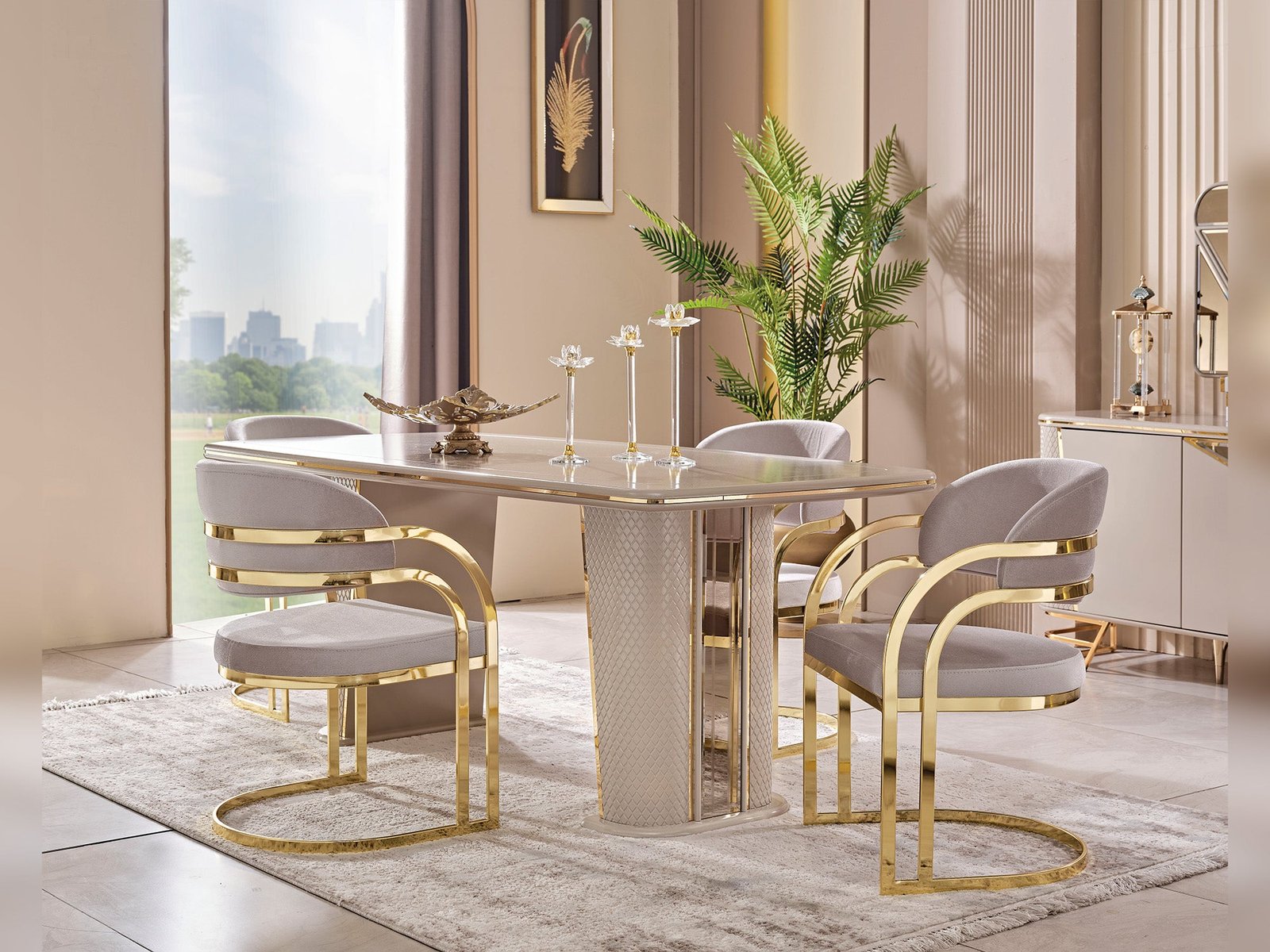 Second image of Romans Dining Chair Cream