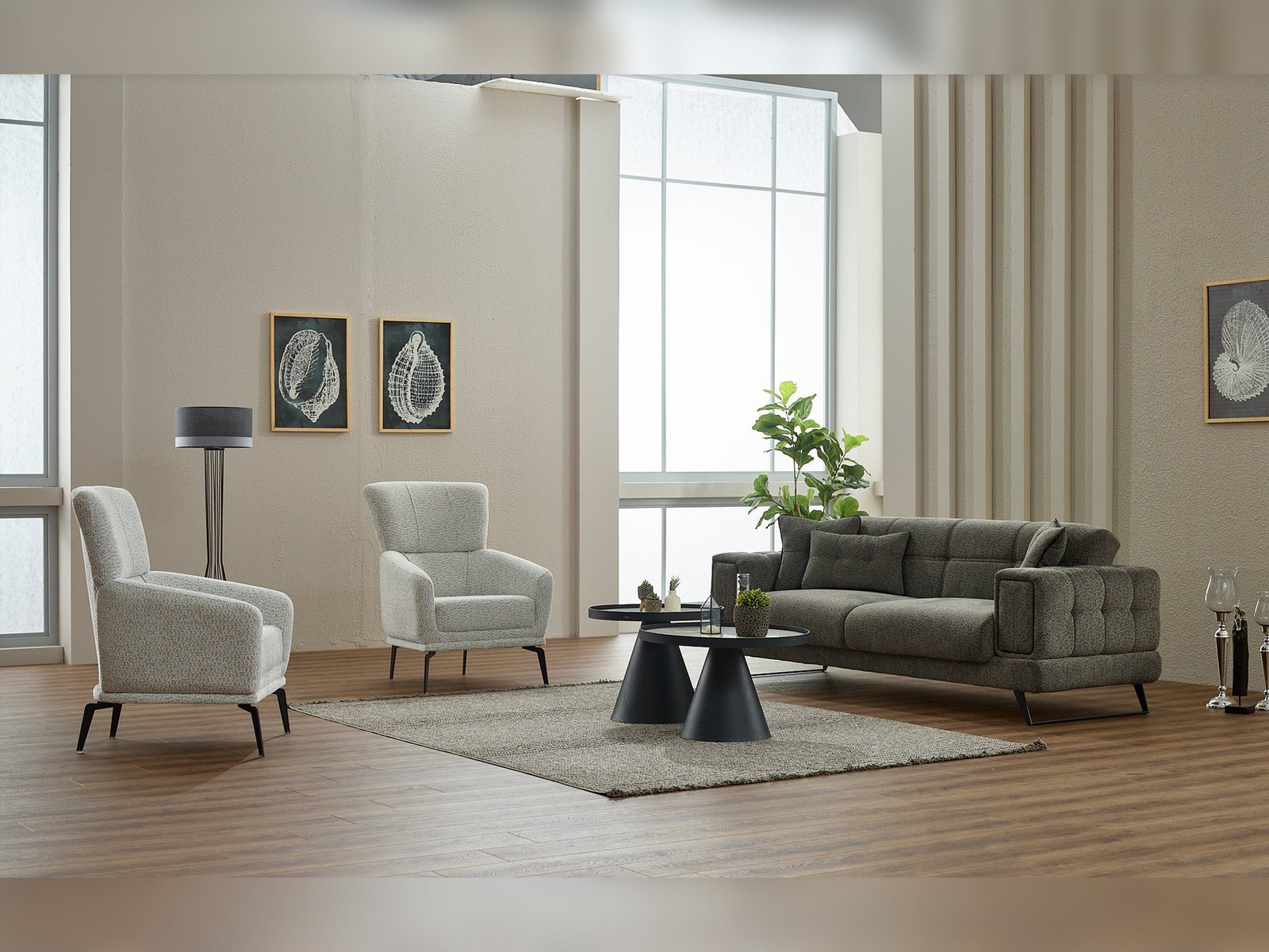 Second image of Rose 3-pieces (Sofa & Loveseat & Chair) Livingroom