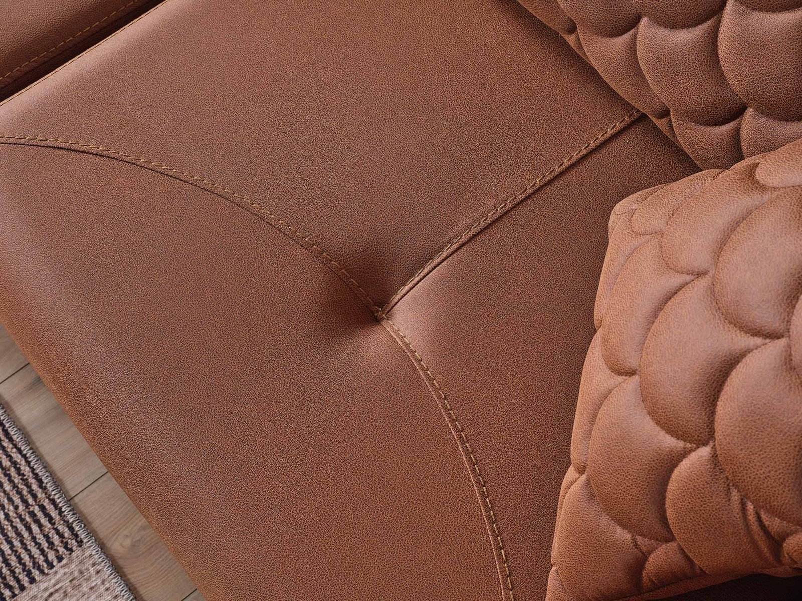 Second image of Ruby Convertible Sofa Brick