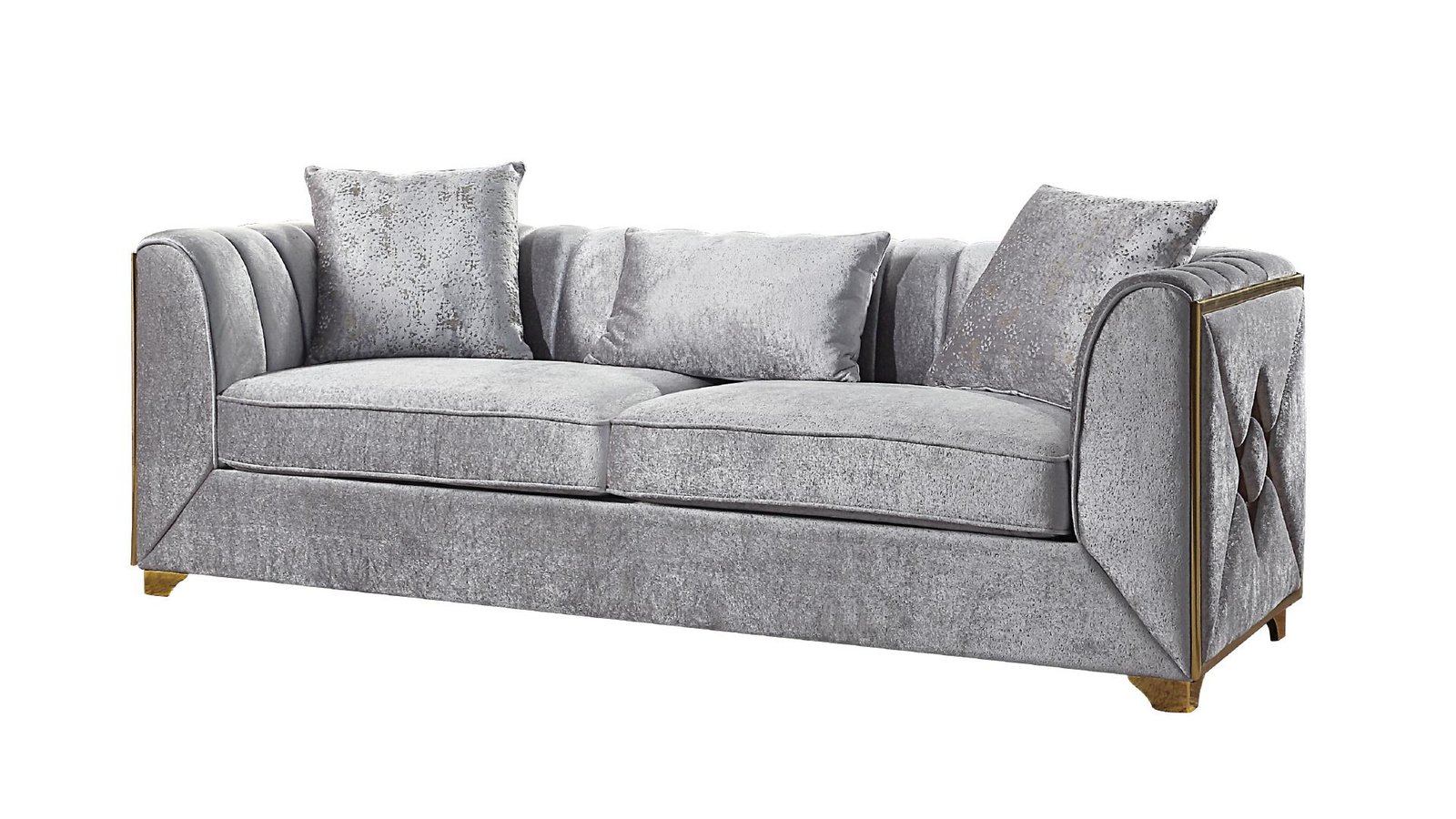 Second image of VELENCIA 2 PC Living Room Sets IN SILVER