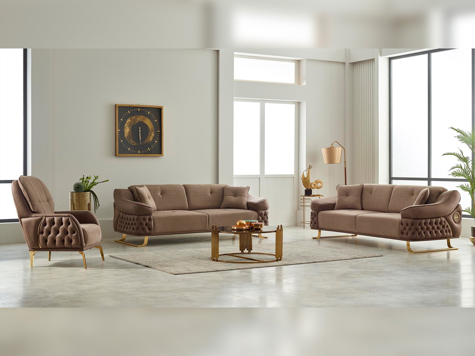 Saiss  3-pieces (Sofa & Loveseat & Chair) Livingroom