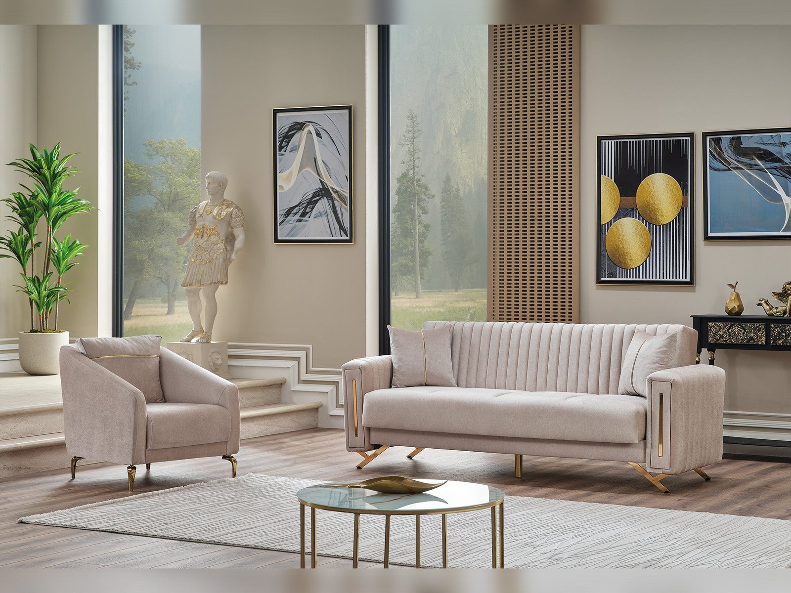 Second image of Senfoni Chair Beige