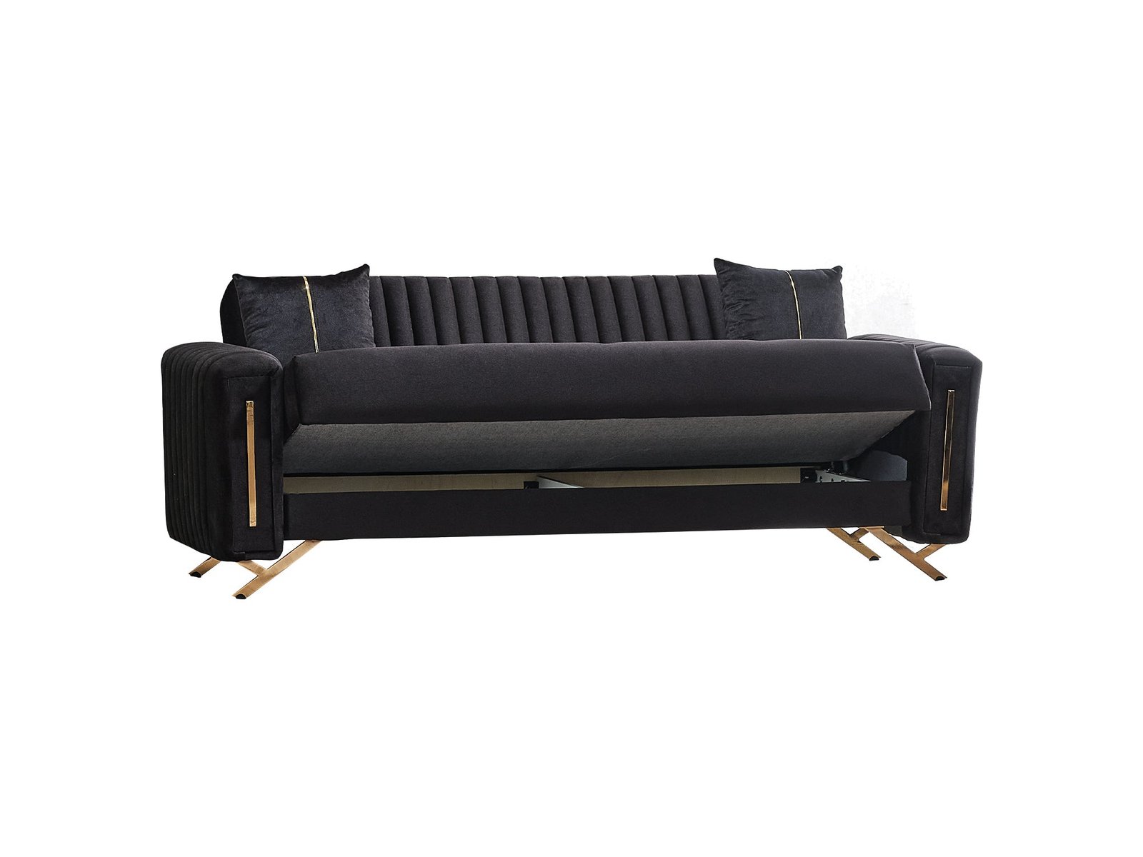 Second image of Senfoni Convertible Sofa Black