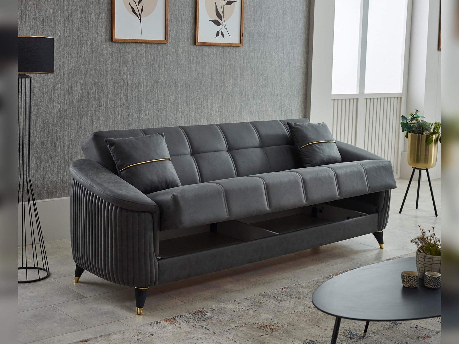 Second image of Serva Convertible Loveseat