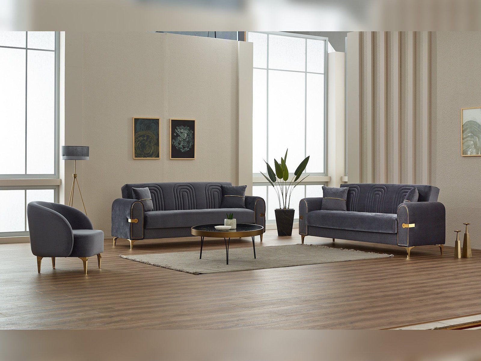 Siderno 3-pieces (Sofa & Loveseat & Chair) Livingroom
