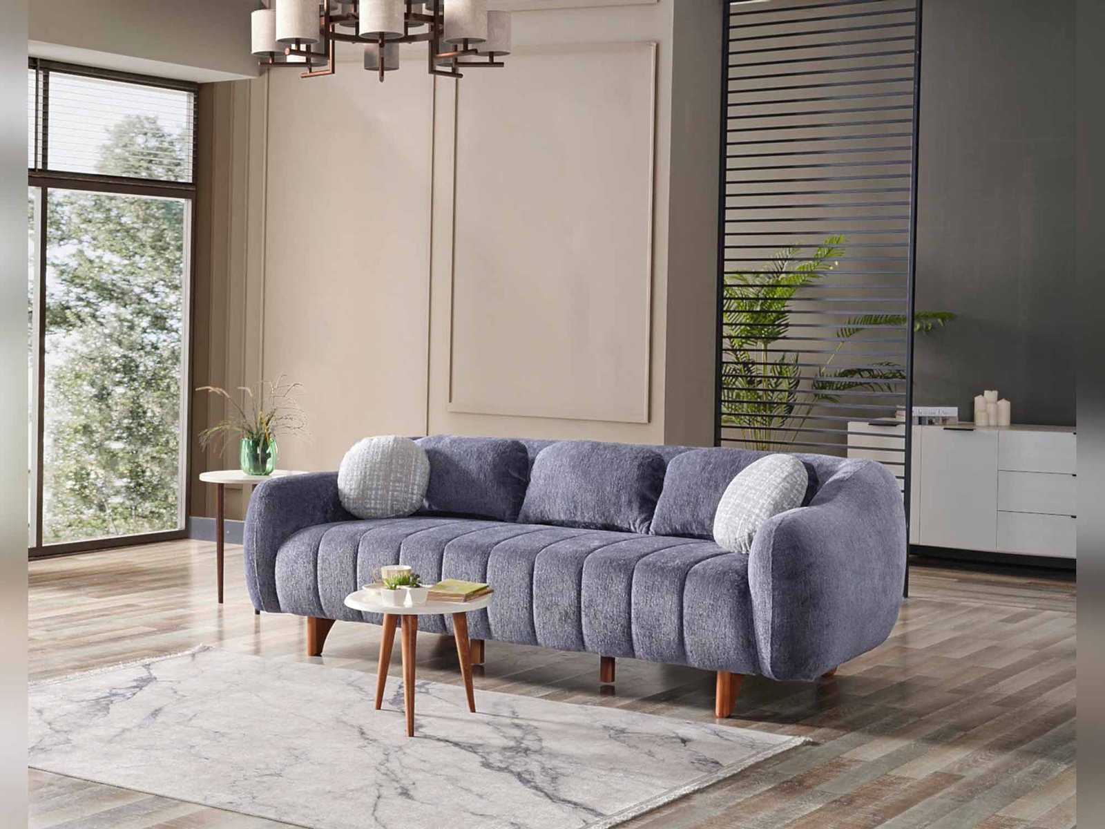 Second image of Snowy Stationary Sofa Anthracite