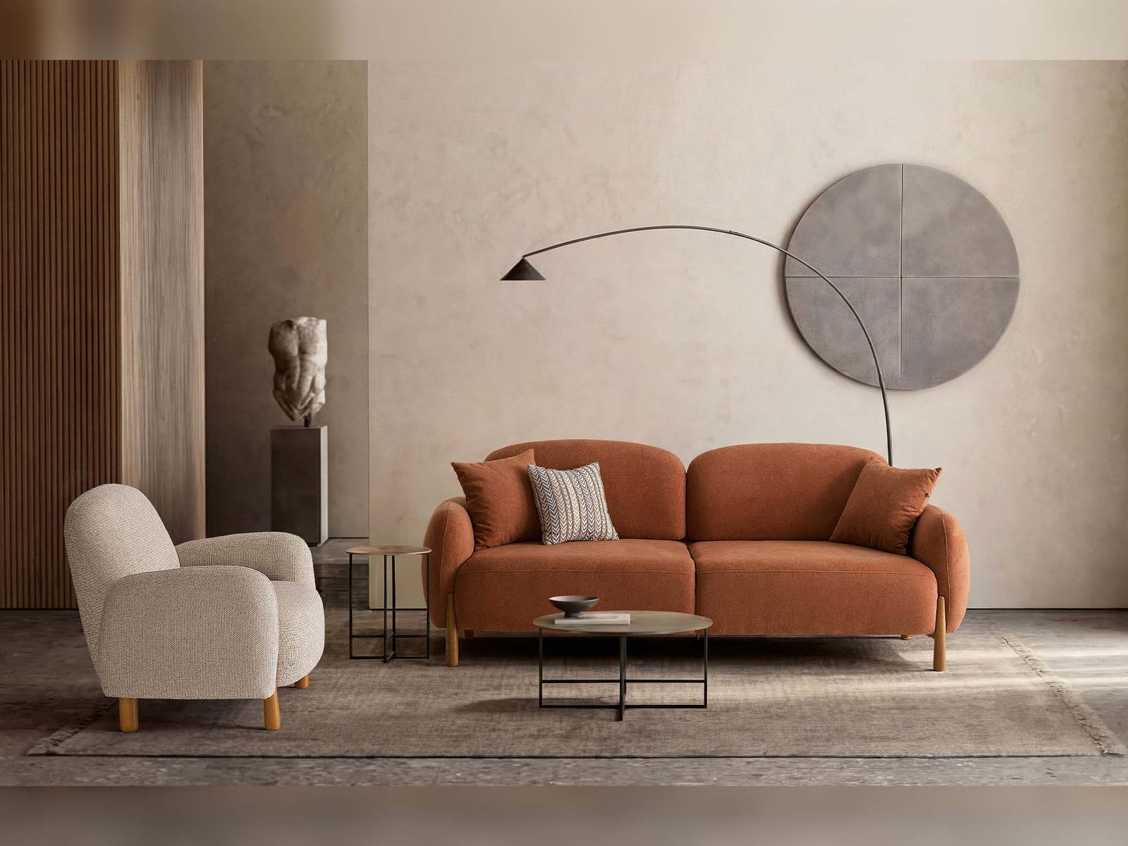 Soho Eli 4-pieces (2 Sofa & 2 Chair) Livingroom