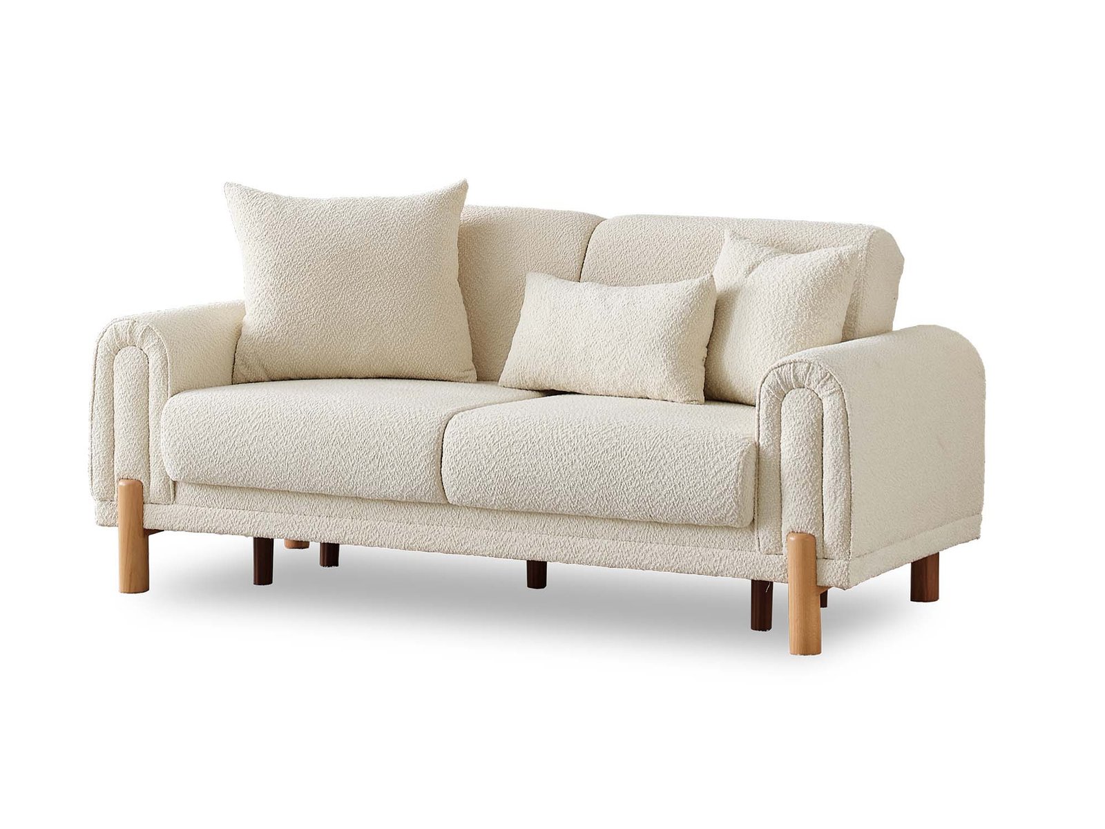 Soho Convertible Loveseat Cream