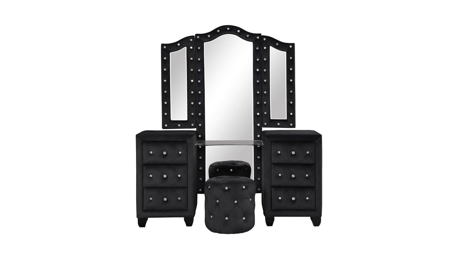 SOPHIA VANITY SET BLACK
