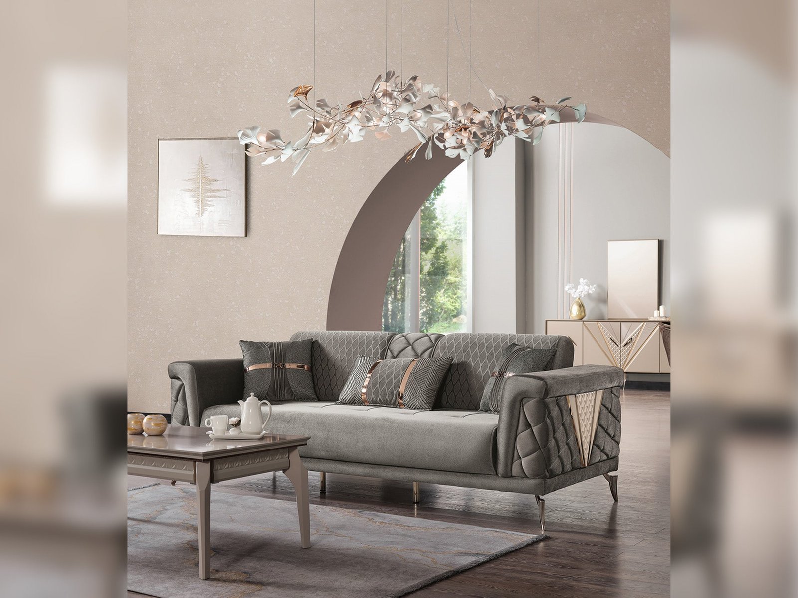 Sultan Elf Convertible Loveseat