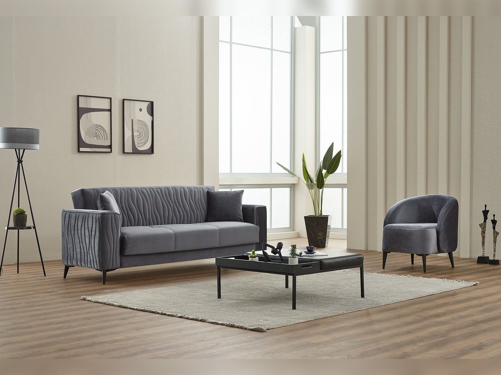 Second image of Suny 3-pieces (Sofa & Loveseat & Chair) Livingroom