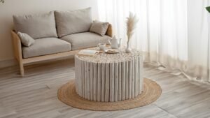 CT1009-32-15 / JN-002-W COFFEE TABLE WHITE WASH