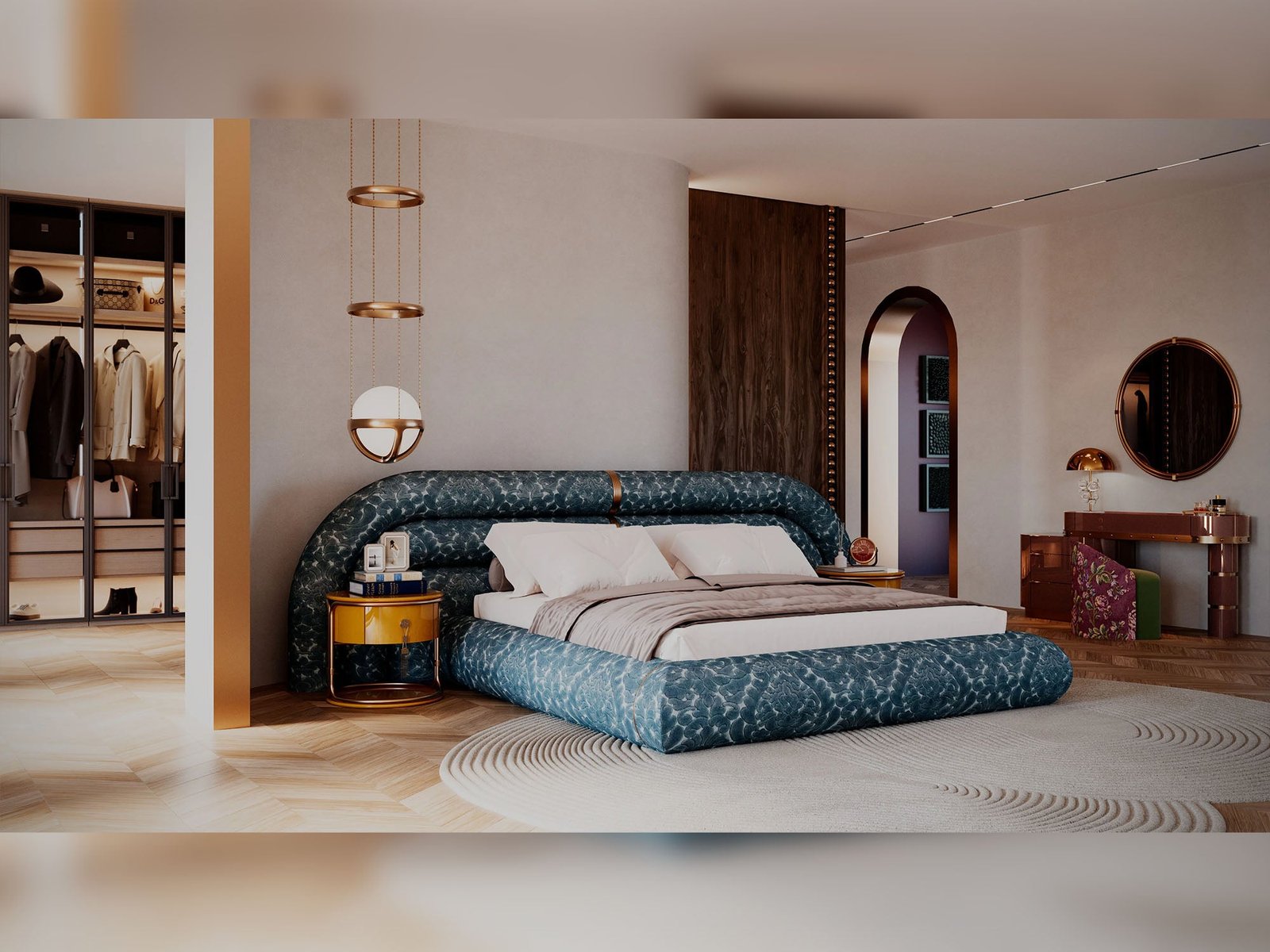 Tamzara Bed Frame With Headboard