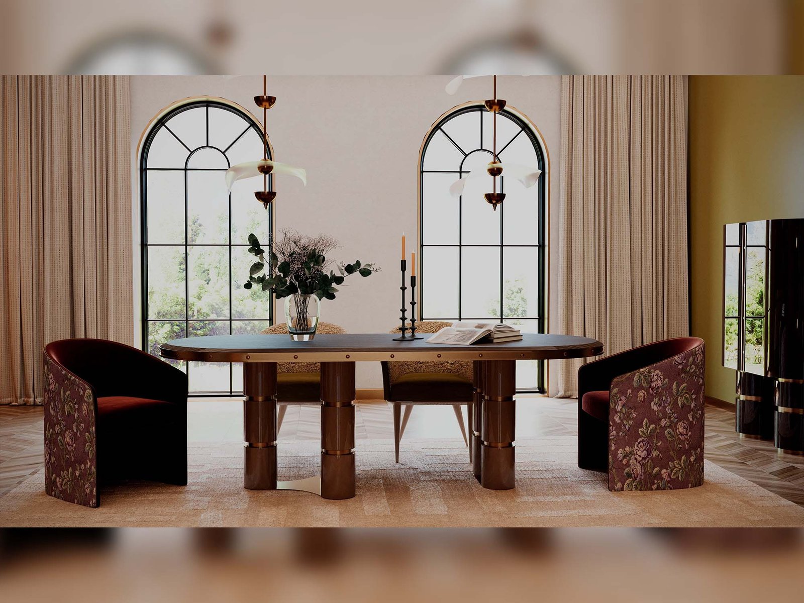 Tamzara Lux Dining Chair (2 PCS)
