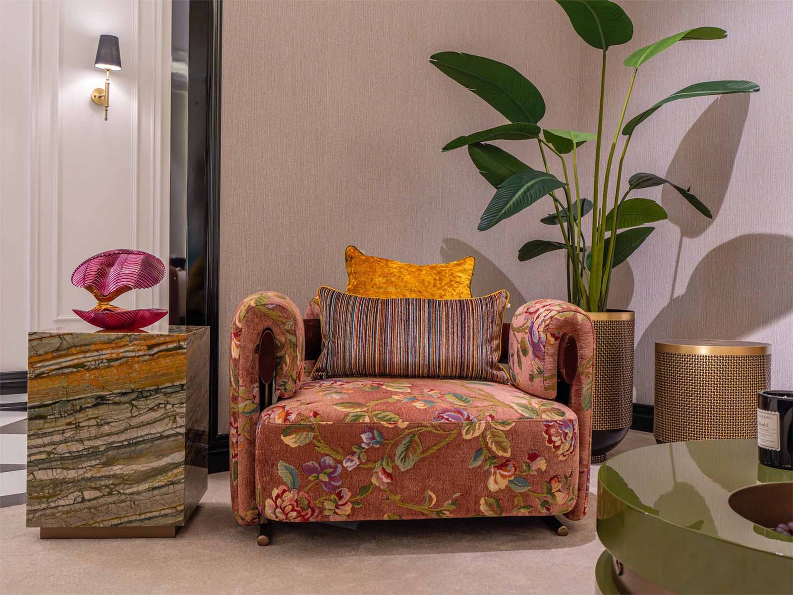 Tamzara End Table (Marble)