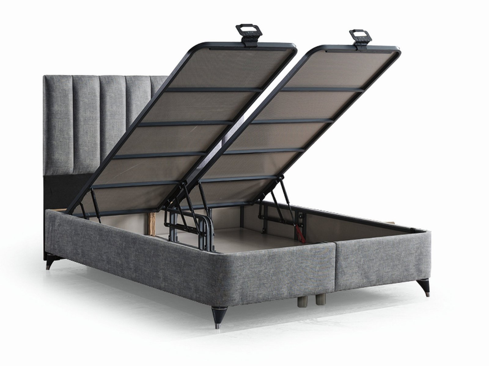 Second image of Tuquaz Storage Bed With Headboard