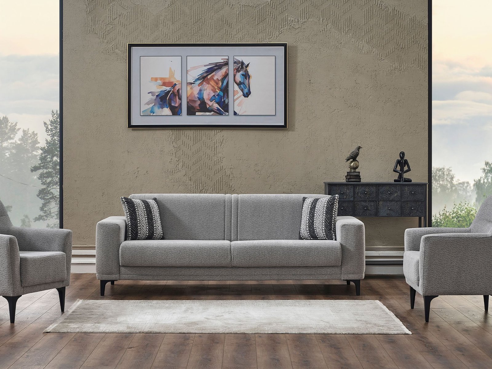 Twist Convertible Loveseat