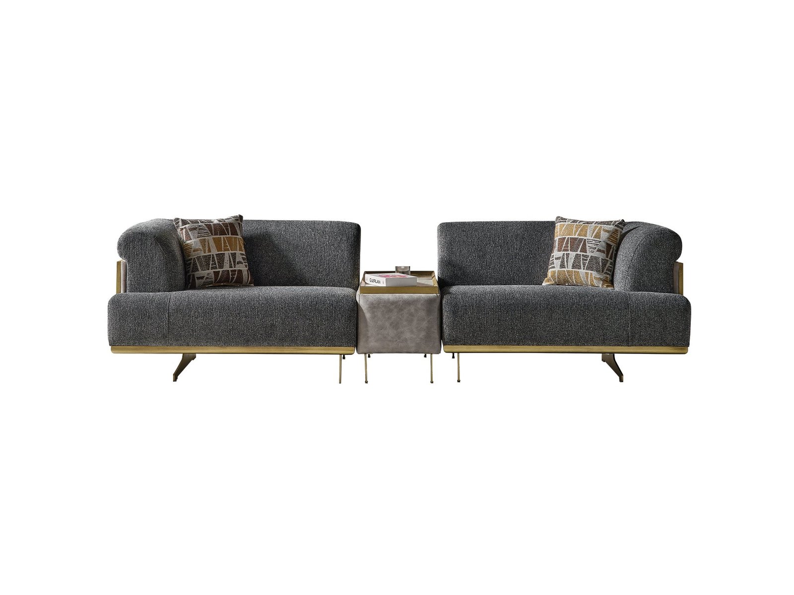Second image of Urla Stationary Module Sofa Grey