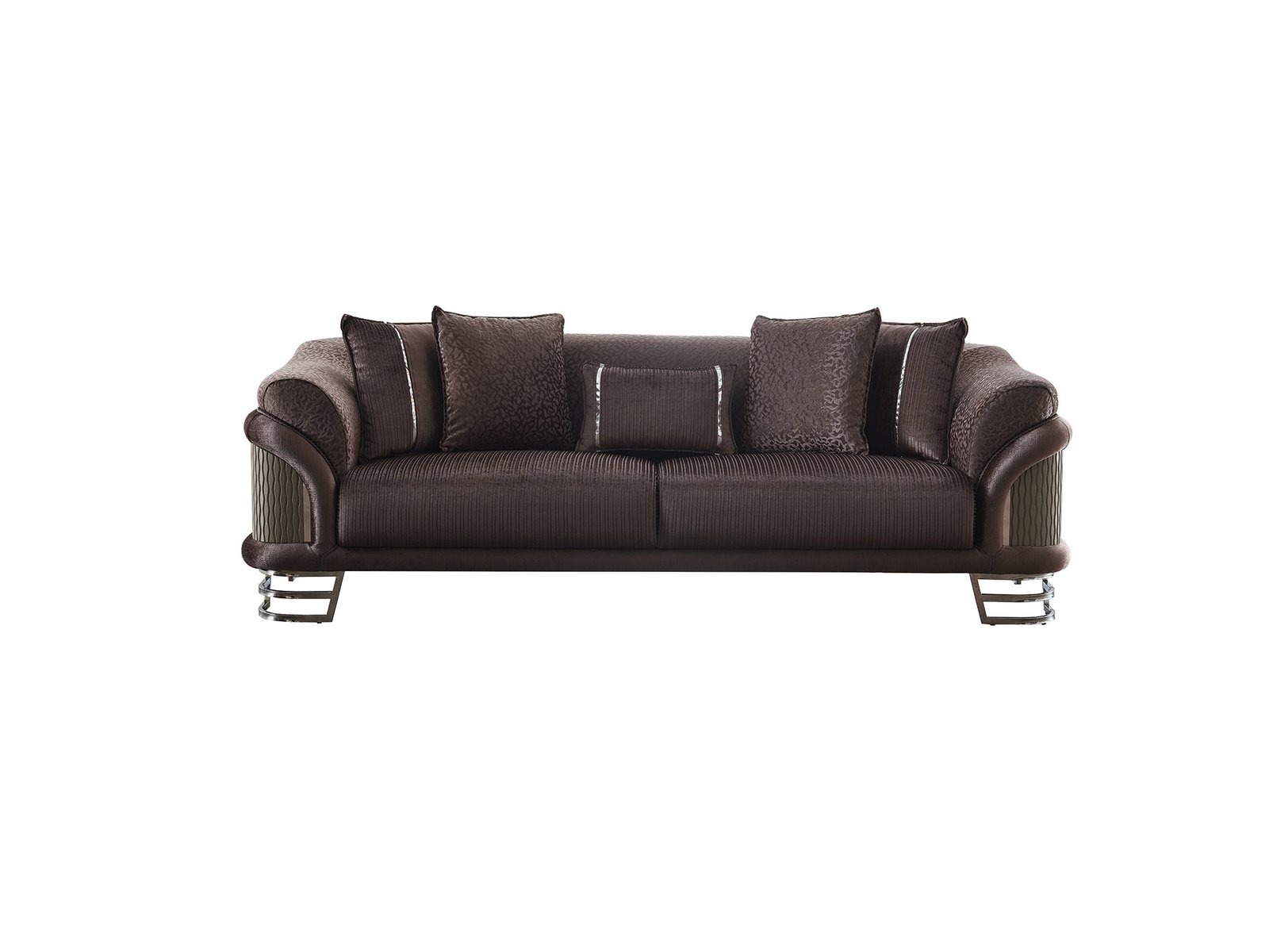 Second image of Versace Stationary Sofa Dark Grey