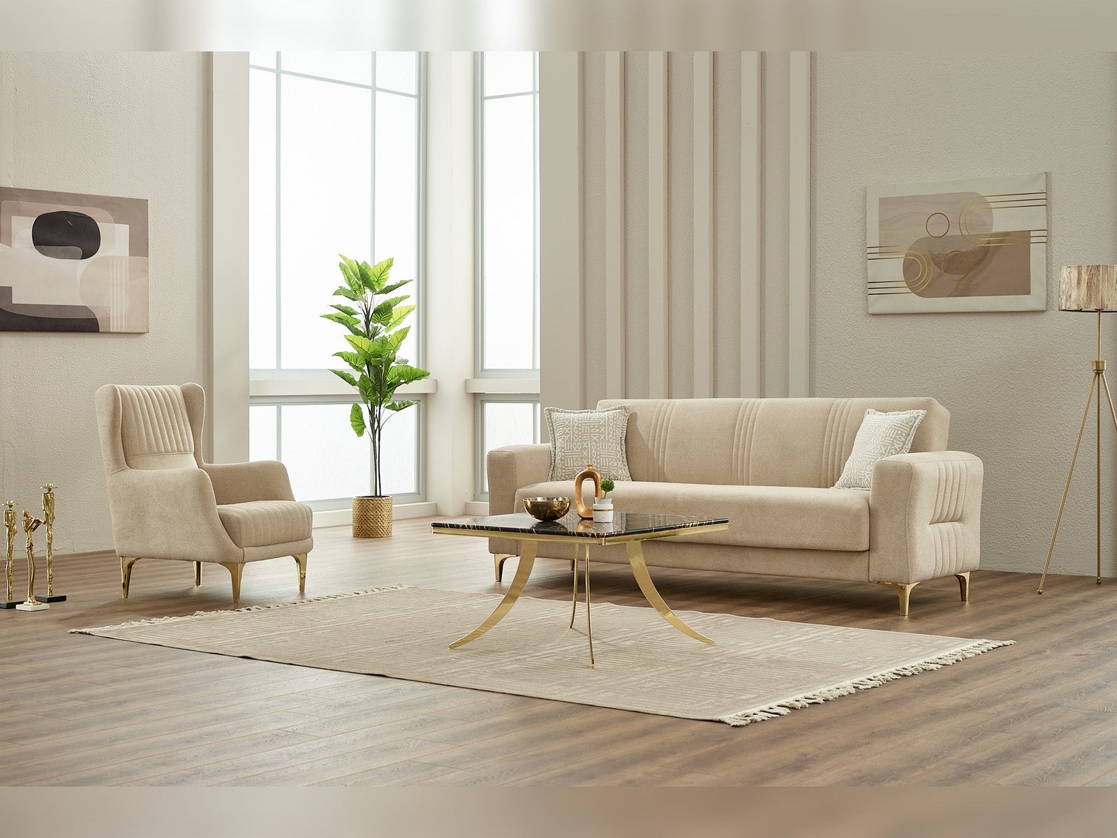Second image of Wedy 3-pieces (Sofa & Loveseat & Chair) Livingroom