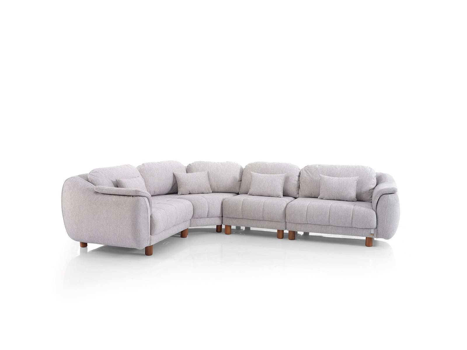 Second image of Windy Modular Sectional Sofa Grey