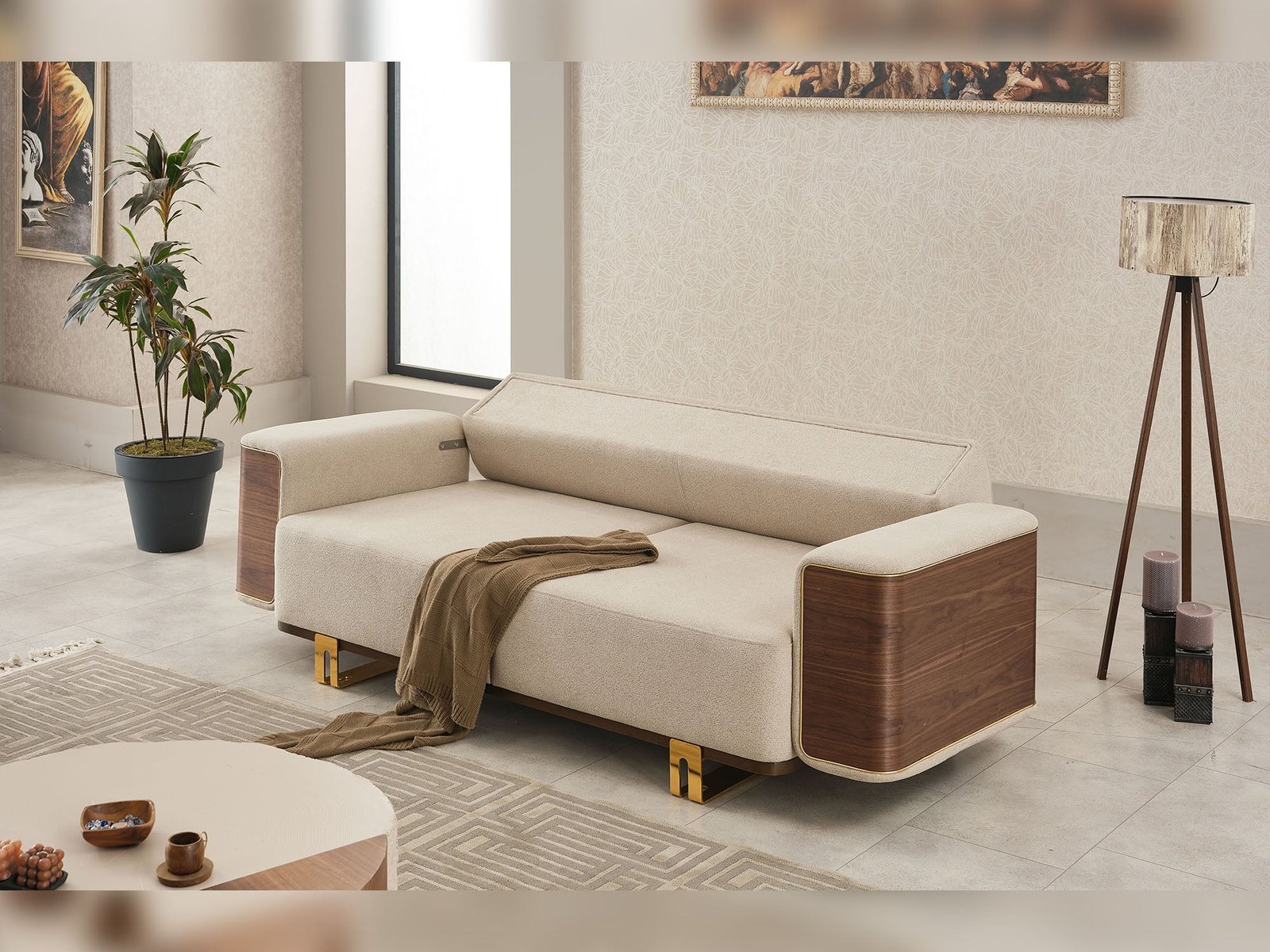 Second image of Wolker Convertible Loveseat