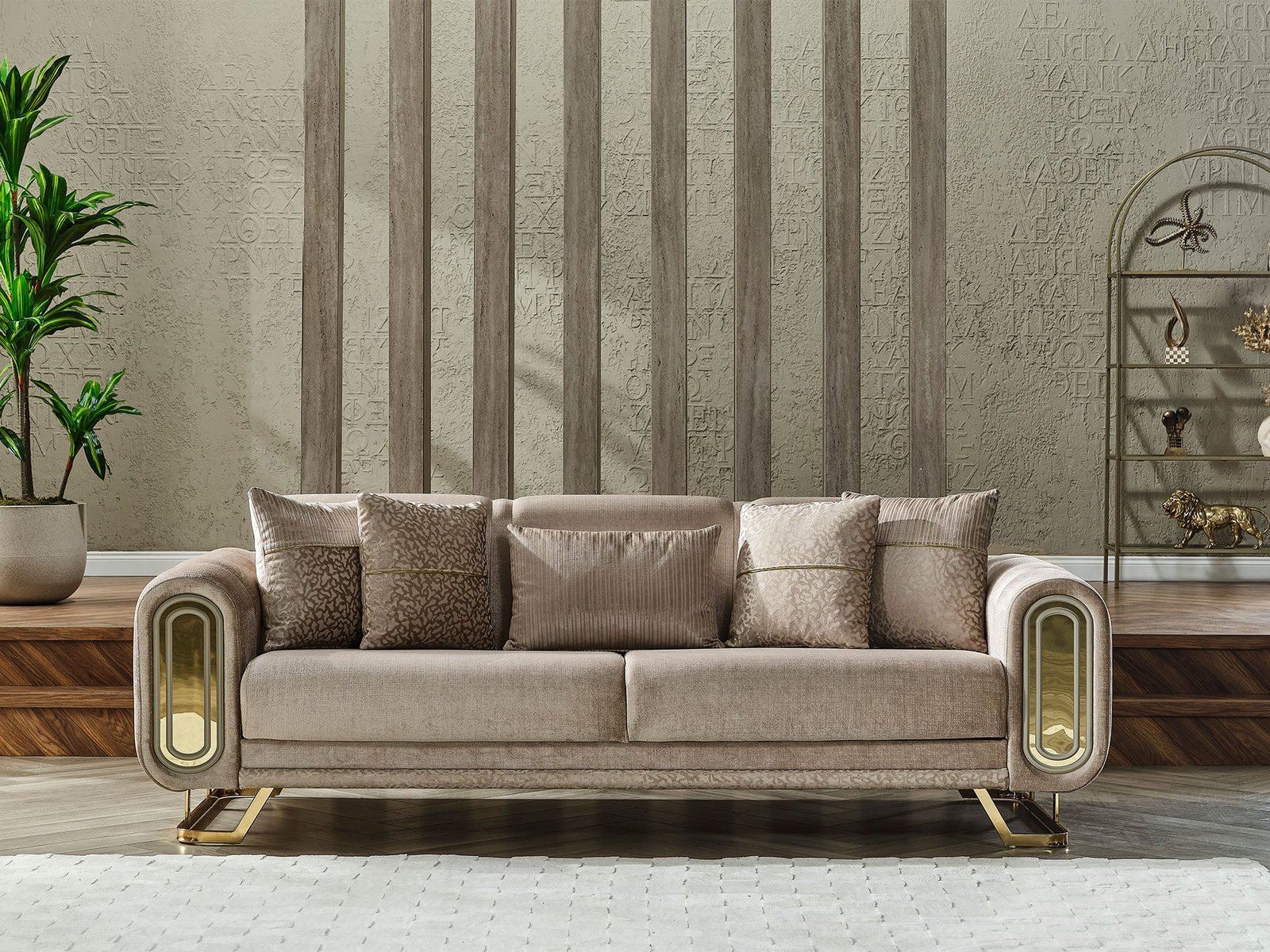 Zen Serr Convertible Loveseat