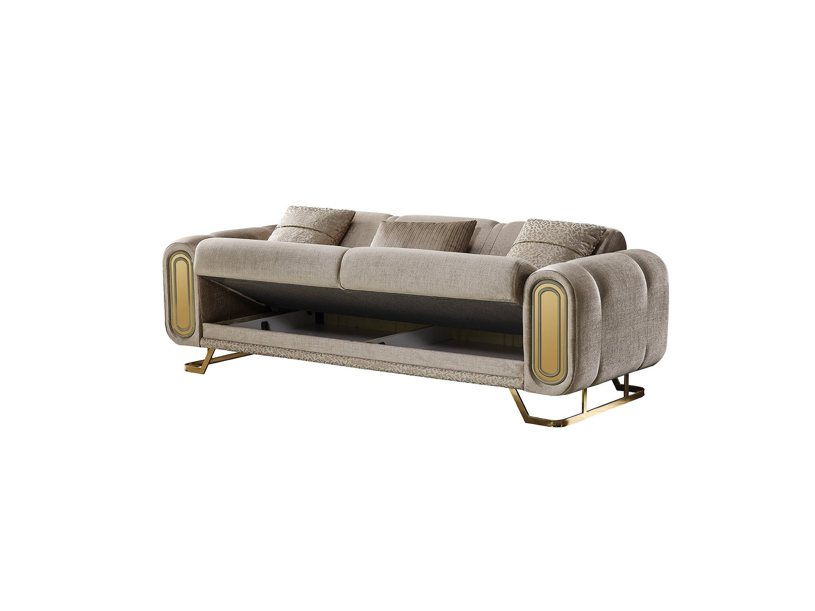 Second image of Zen Serr Convertible Loveseat