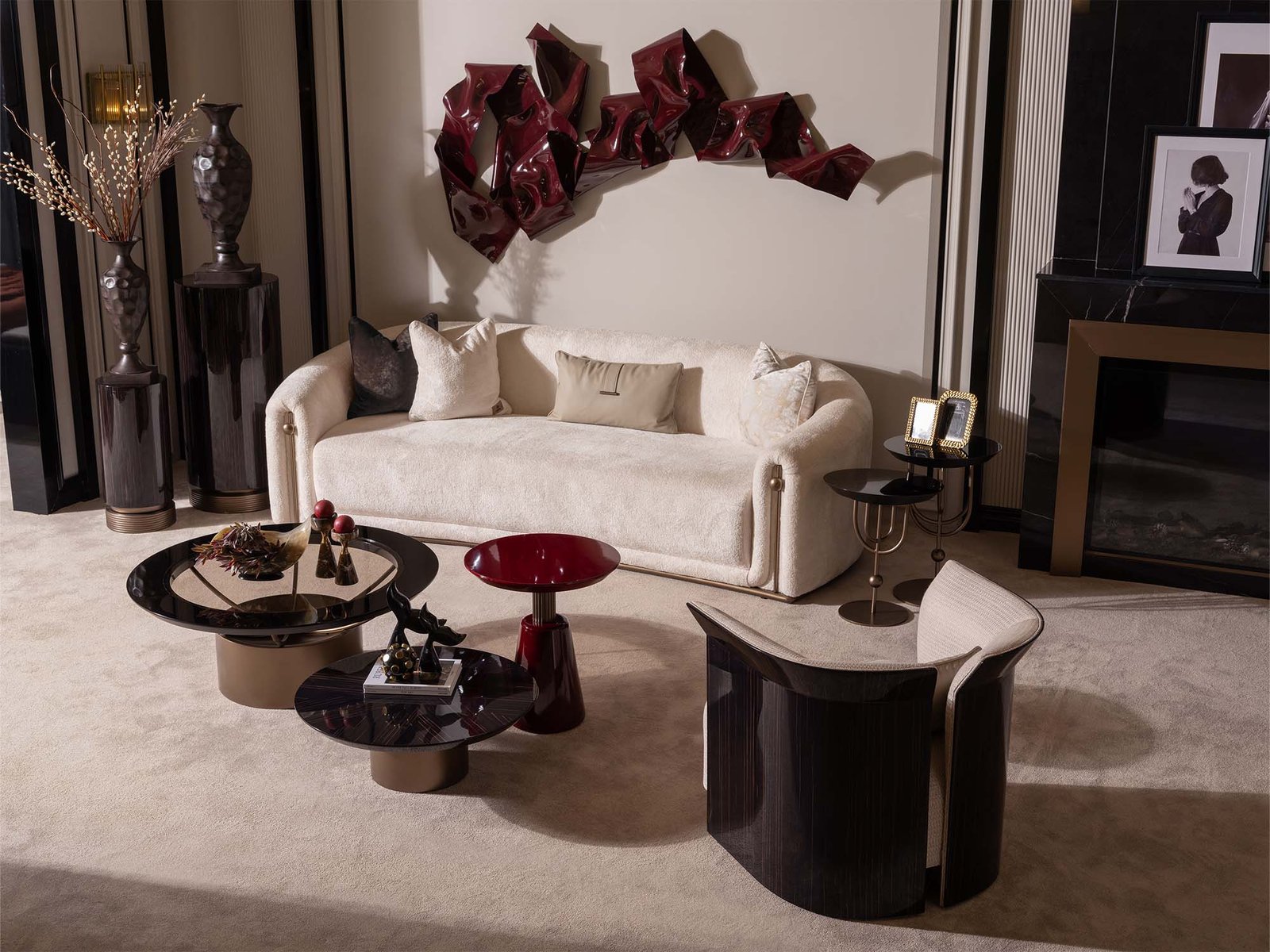 Zenith 4-pieces (2 Four Seater Sofa &  2 Lux Chair) Livingroom