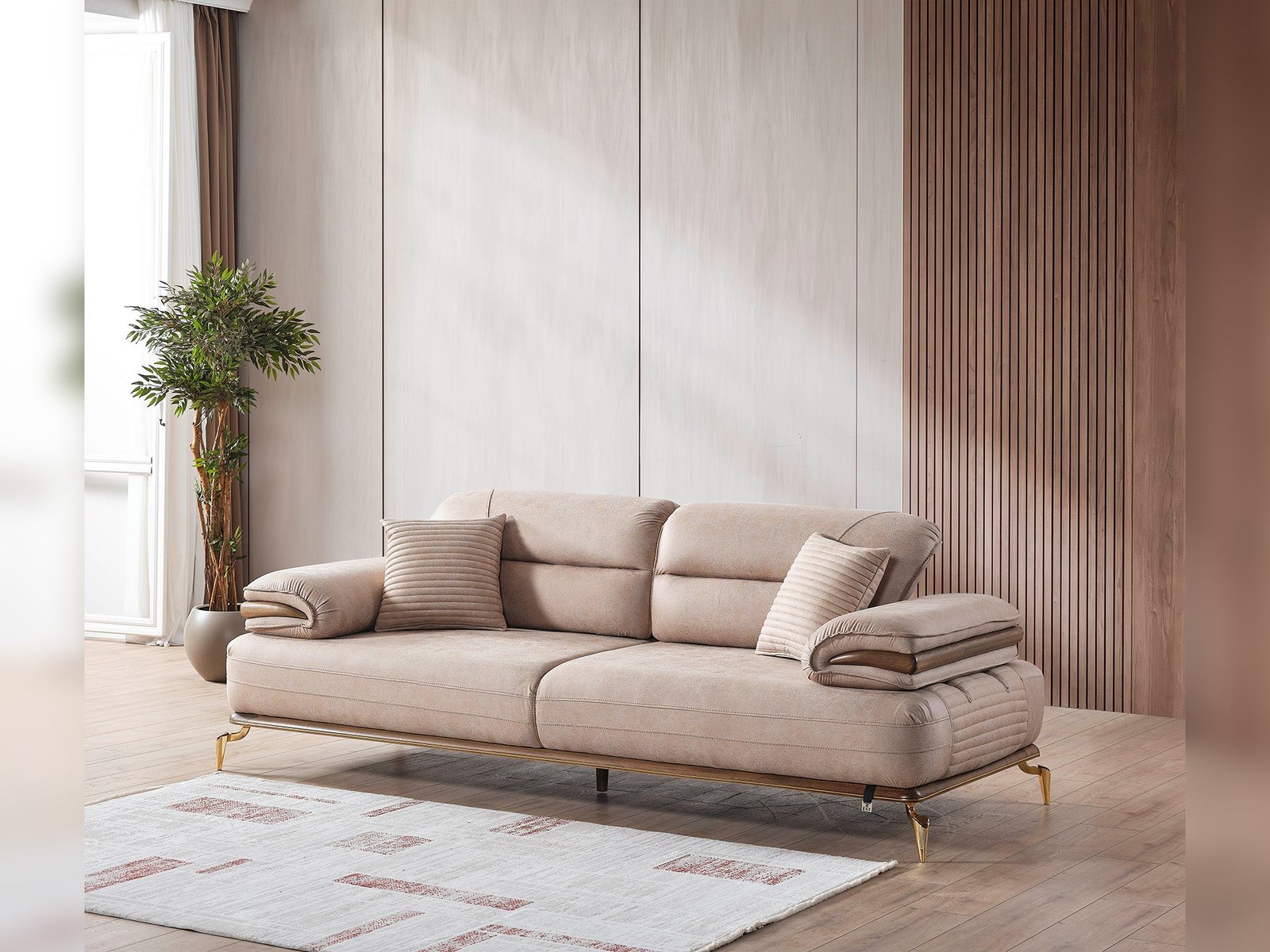 Second image of Zeta 3-pieces (Sofa & Loveseat & Chair) Livingroom
