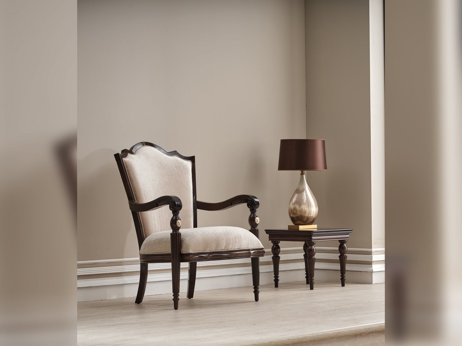 Second image of Zumrut Lux Chair Beige