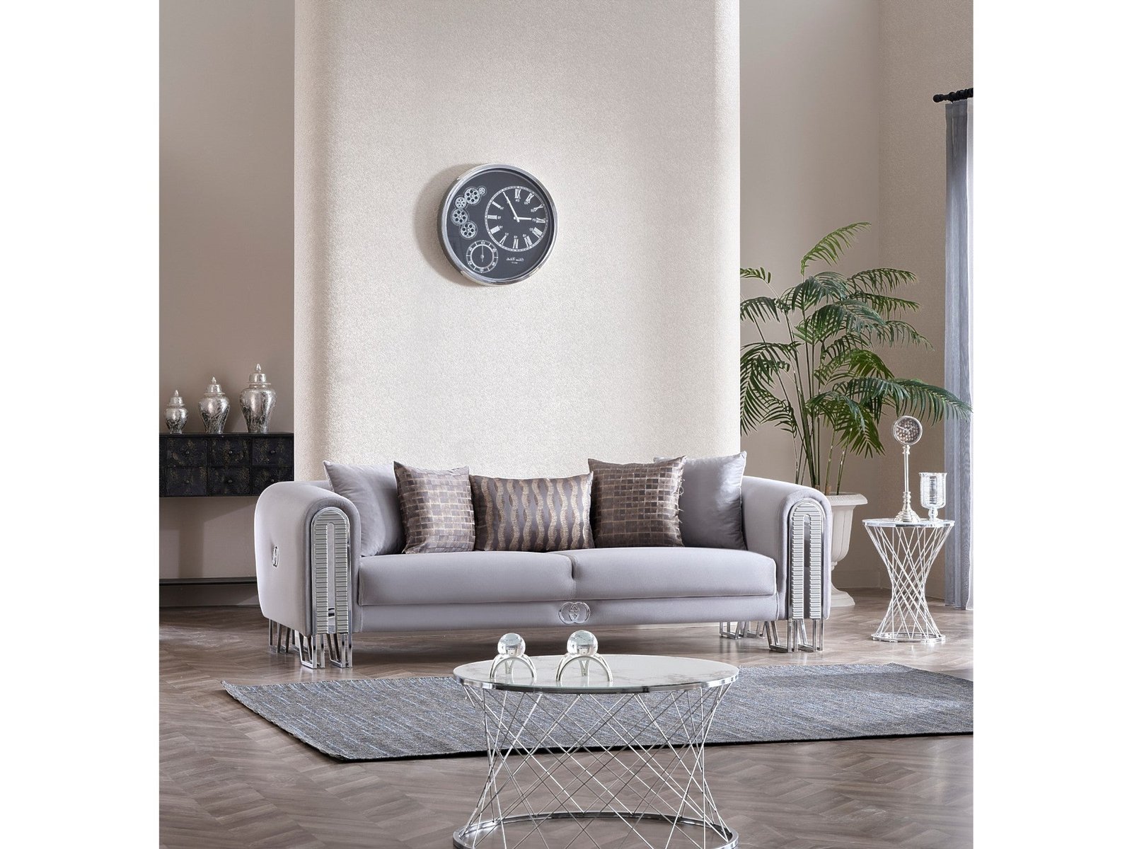 Second image of Kapadokya Stationary Sofa Grey